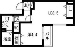 TM Park Residence Inn(ティーエムパークレジデンスイン)【3階】の間取り