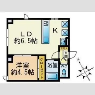 リバティーベル【402号室】の間取り