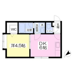 シルフ月寒【303号室】の間取り