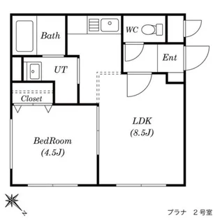プラナ【3階】の間取り