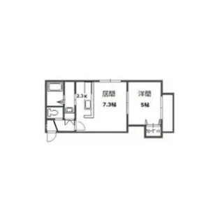 ラガーハイム本郷通【402号室】の間取り