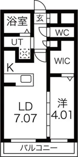Culmination学園前【4階】の間取り