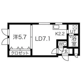 エテルノ白石【3階】の間取り