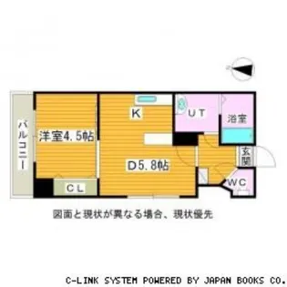 ミ・ピアーチェ学園前【7階】の間取り