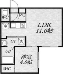 ラ・パルマ南郷【1階】の間取り