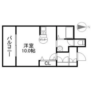 リヴィテージ中島公園【6階】の間取り