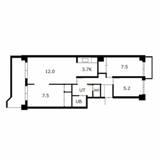 グリーンヒルシャトー【2階】の間取り