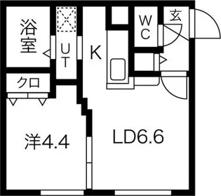 EXCEL平岸 A棟【5階】の間取り