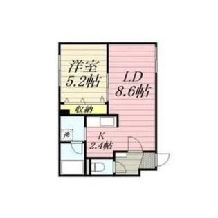 ドリホ豊平公園A 【2階】の間取り