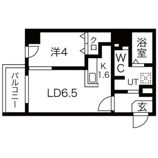 LEE東札幌 A棟【8階】の間取り
