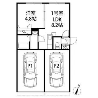 LE・EST(ル・エスト)【1階】の間取り