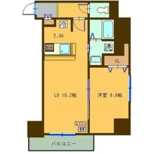 サンコート本郷通ガーデンヒルズ【5階】の間取り