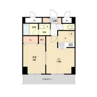 アーバンフラッツ豊平4条【10階】の間取り