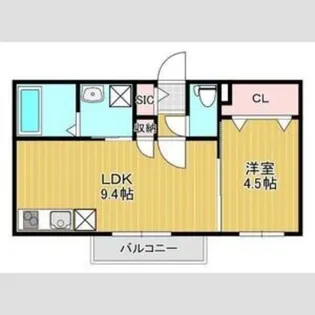 仮)平岸5-13【5階】の間取り