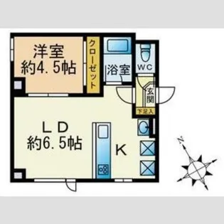 リバティーベル【301号室】の間取り