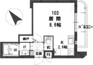 グランメールY・S【1階】の間取り