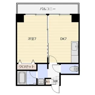 ハイフィールド88【5階】の間取り