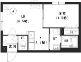 INFINITY東札幌Ⅰ【1階】の間取り