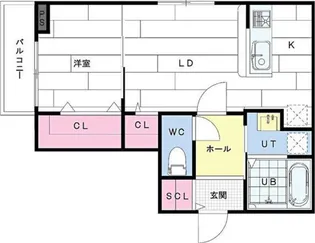 CARRERA福住2nd(カレラ)【4階】の間取り