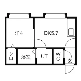 インプローブメント【203号室】の間取り