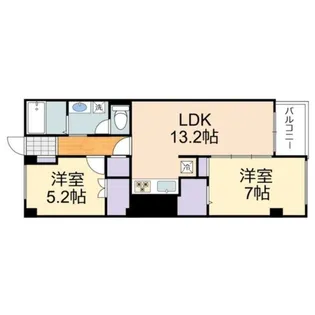 はまなすコーポ【5階】の間取り