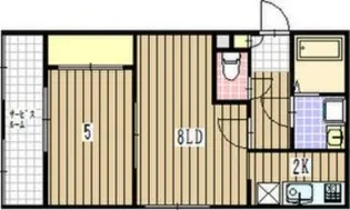 アイアール平岸【203号室】の間取り