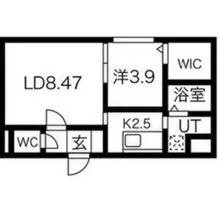 ラ・ルーチェ【1階】の間取り