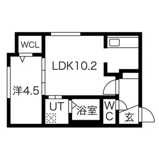 Ta-Ri-Ru学園前【3階】の間取り
