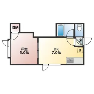 ロイヤルコート学園前【3階】の間取り
