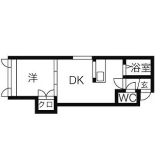 パルク平岸【202号室】の間取り