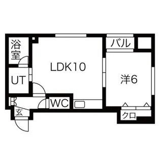 ボヌール36【103号室】の間取り