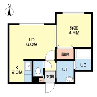 JYSコート栄通【103号室】の間取り