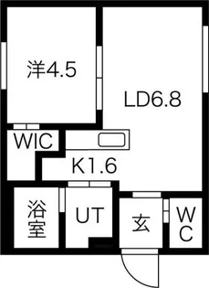 ユヌ・スリーズ【3階】の間取り