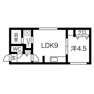 ASTER HOROHIRA【2階】の間取り