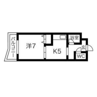 藤井ビル菊水Ⅱ【402号室】の間取り