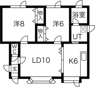 ピースフル西岡【202号室】の間取り