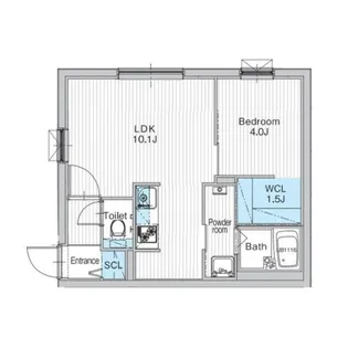 JANUS(ジェイナス)residences南郷Hills【2階】の間取り