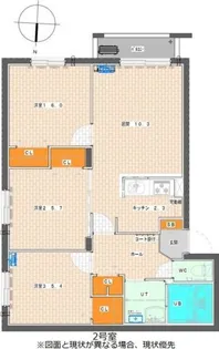 Blanc豊平公園(ブラン豊平公園)【4階】の間取り