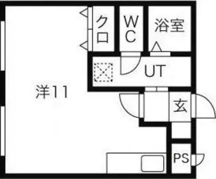 モスト豊平8・9【4階】の間取り