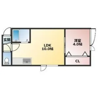 アークコート豊平II【302号室】の間取り