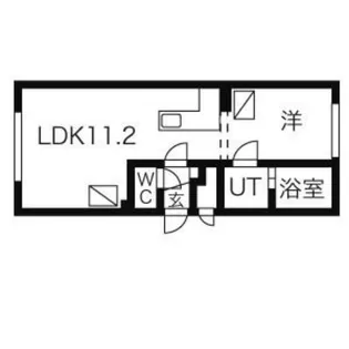 リベルタ福住【4階】の間取り