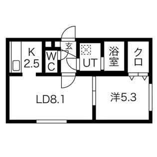 ジュネパレス札幌【3階】の間取り