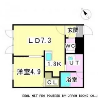 グランディール45【3階】の間取り