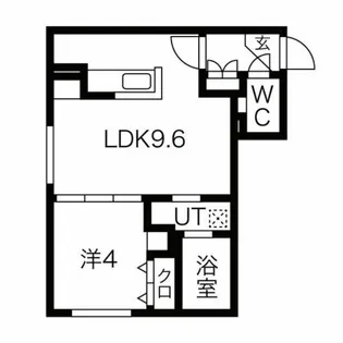 アズールⅧ【201号室】の間取り