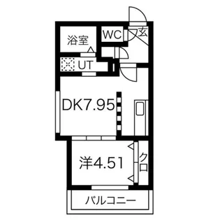 リヴィエール白石【2階】の間取り