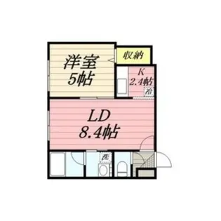 ドリホ豊平公園A 【102号室】の間取り