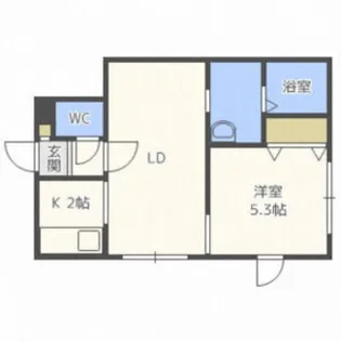 ルミネ栄通【101号室】の間取り