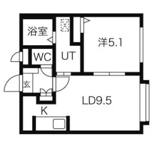 平岸アペリオ【4階】の間取り