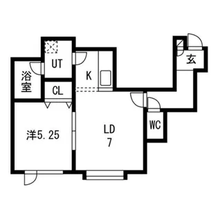 ボンヌ・シャンス【3階】の間取り