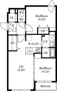 ステラトレス【1階】の間取り